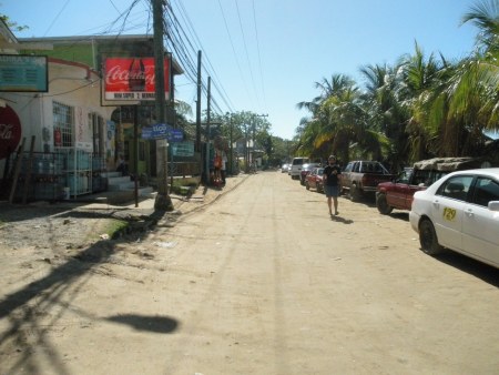 main street, west end, roatan honduras