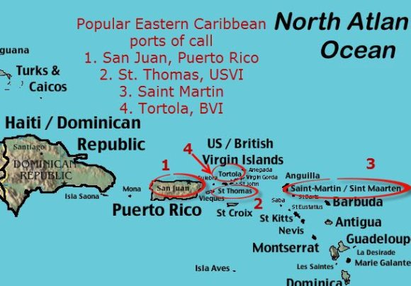 Map of Caribbean: Maps to Plan Your Trip, Including Eastern & Western